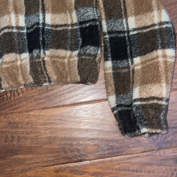 Fall Cropped Cinched Half-Zip Teddy Jacket - Picture 4 of 5